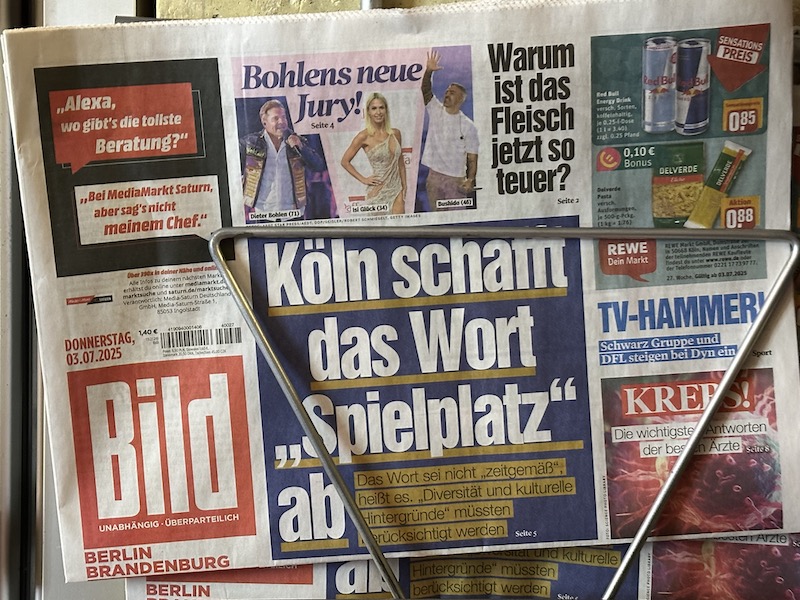 Bild Zeitung am Kiosk 